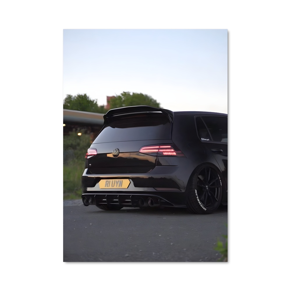 Poster Golf r élégant – affiche Volkswagen